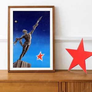 Reprint of a Russian propaganda Poster