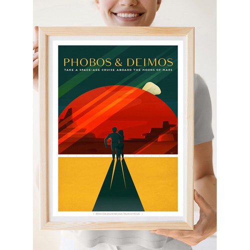 Reprint of a NASA Mission to Planet Mars Poster - Etsy