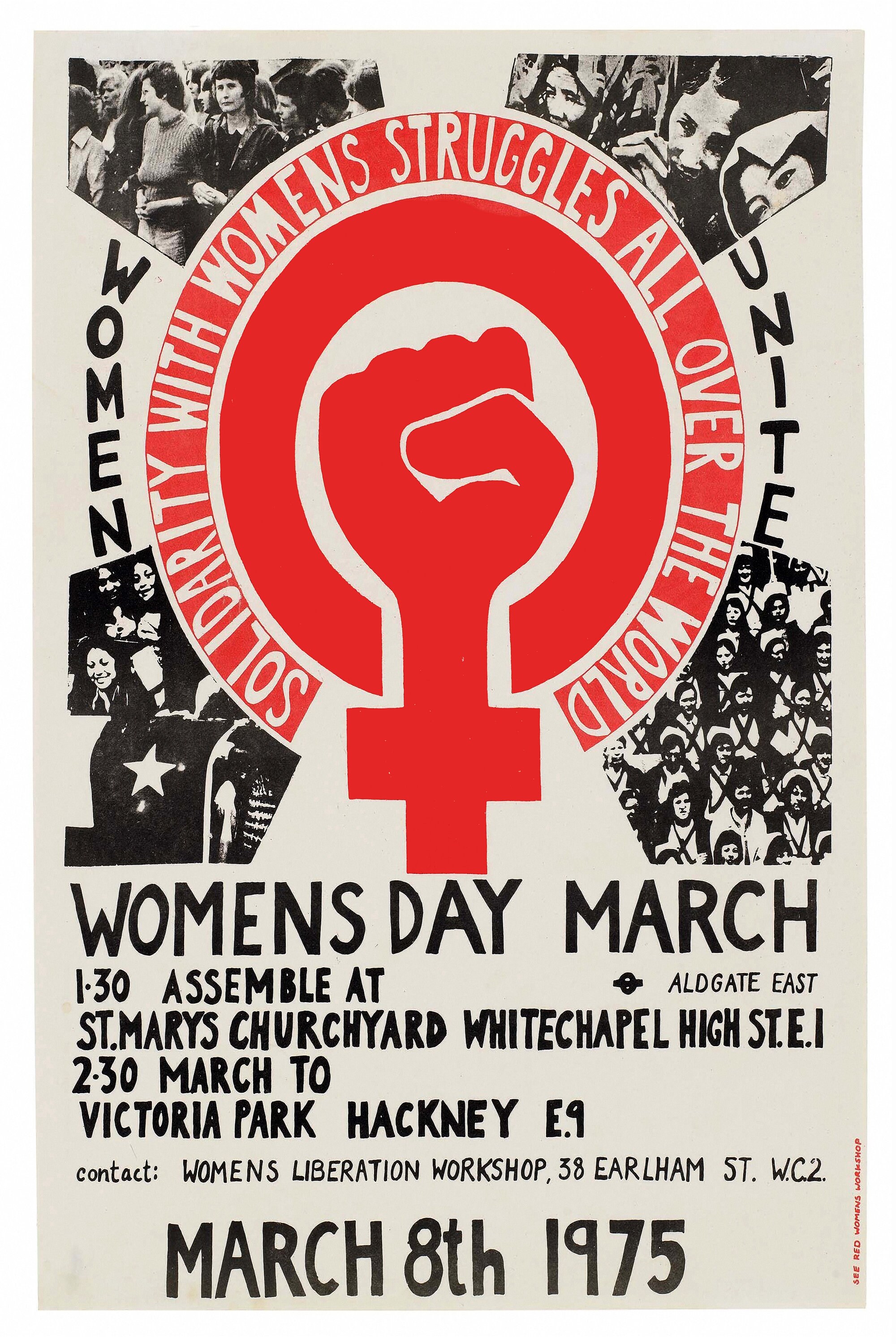 Reprint of a Political Election/rally Poster - Womens Day March 1975 - Etsy