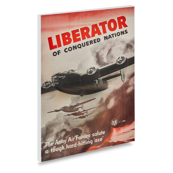 Reprint of a WWII US Army Air Force Propaganda Poster - B24