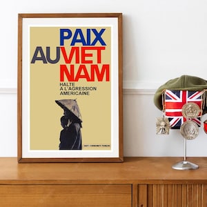 Reprint of a French Anti-Vietnam War Poster