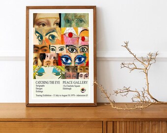 1970 Vintage exhibition Poster - "Catching the Eye"