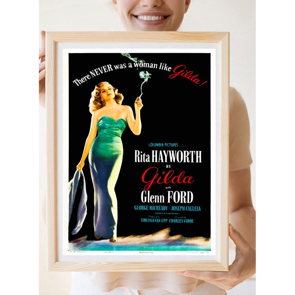 Reprint of the Vintage 1946 Movie Poster - Gilda