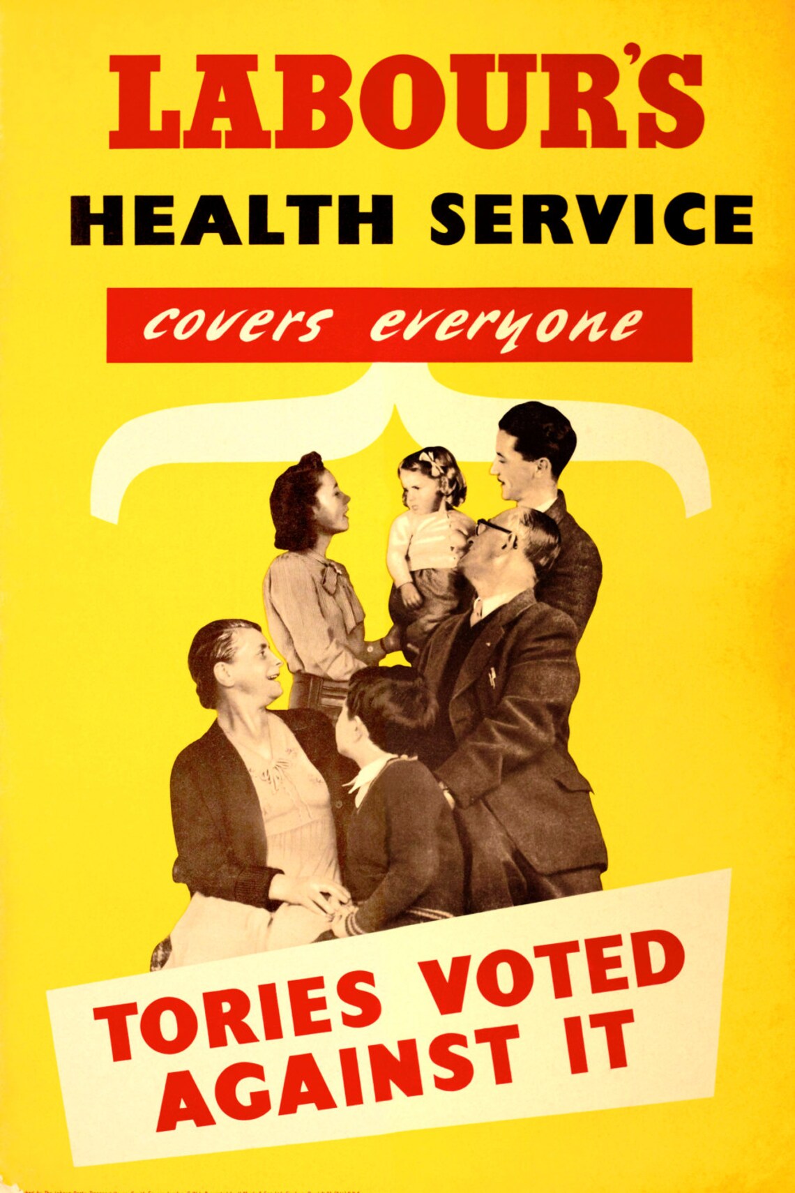 Reprint of a 1948 British Labour Party Political Poster about | Etsy