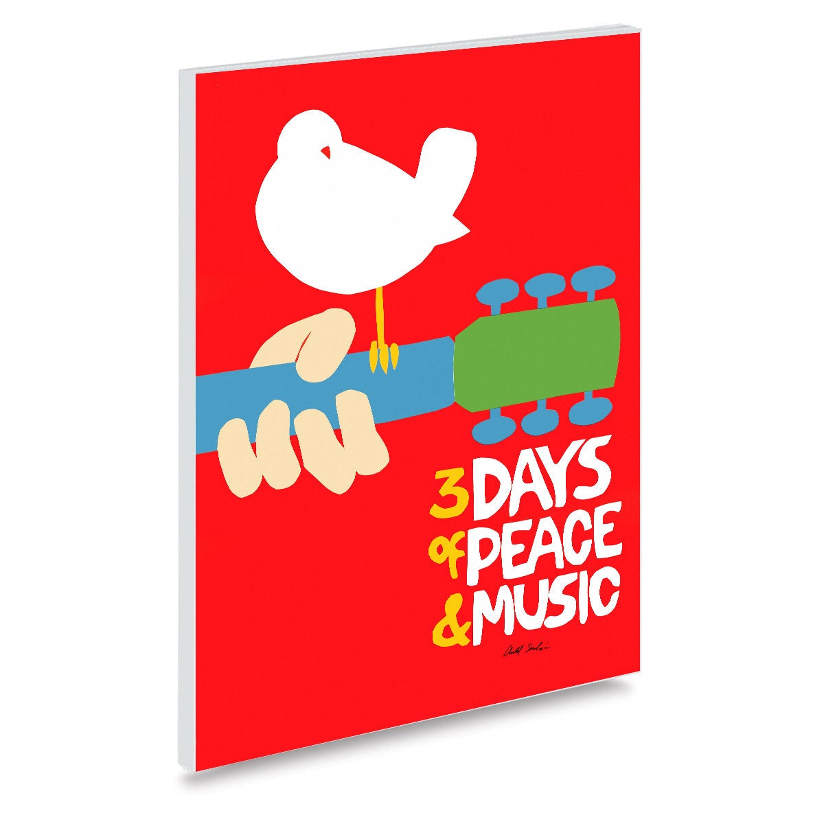 1969年のウッドストック・フェスティバルのポスターの復刻版 - Etsy 日本