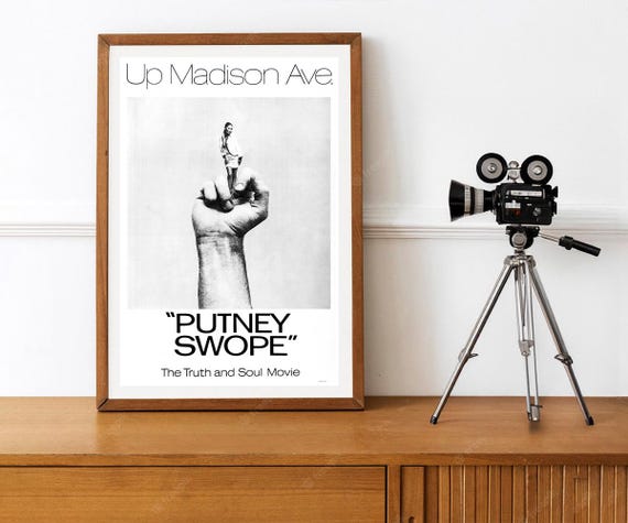 PUTNEY SWOPE パトニー・スウォープ 映画 ポスター　アートポスター Putney Swope Movie Poster 1969 1 Sheet (27x41)