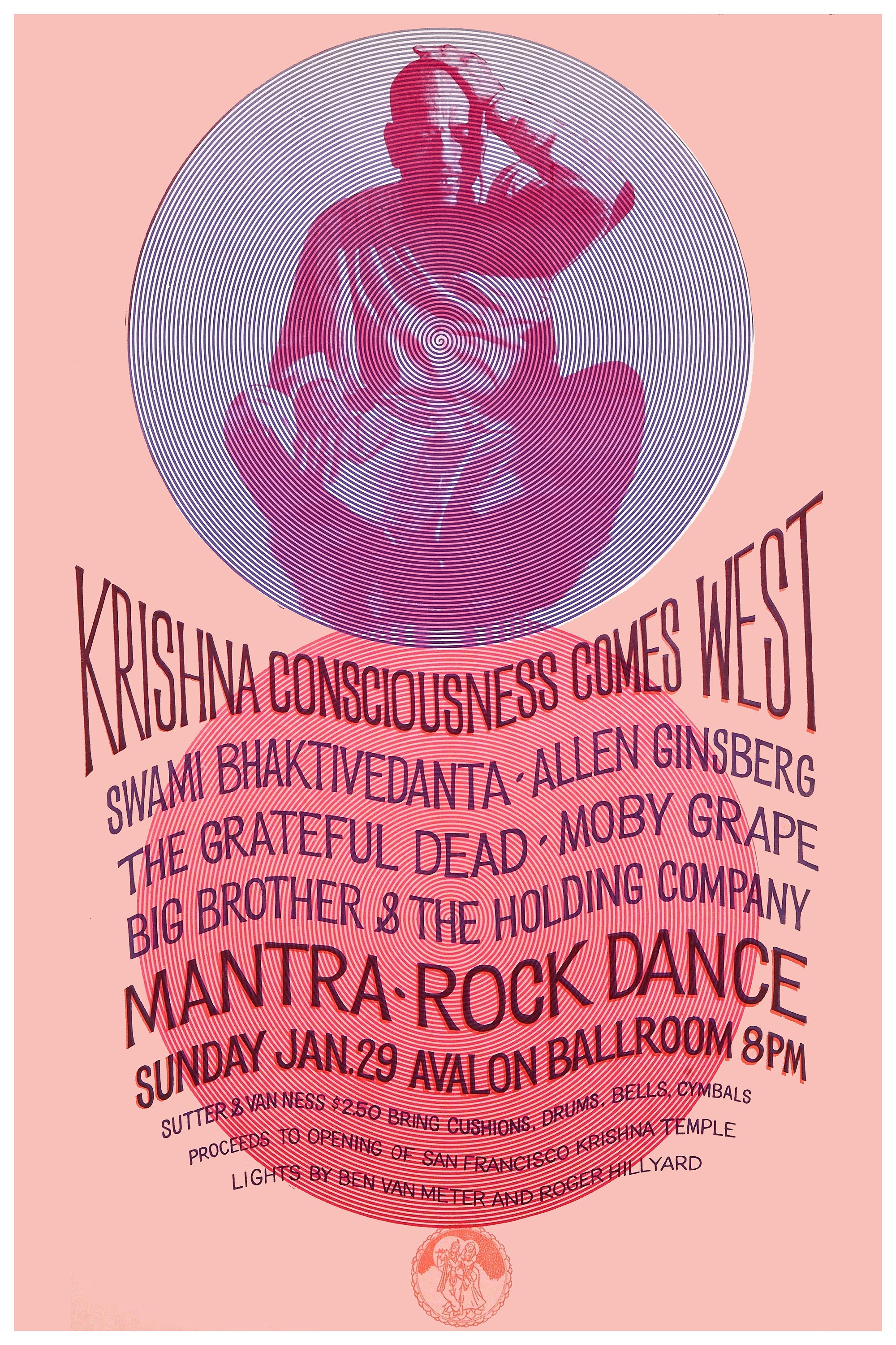 Reprint of the Vintage Music Venue Poster for th 1967 Mantra | Etsy