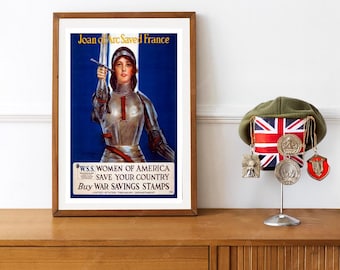 第二次世界大戦時のアメリカ陸軍募集ポスター（砲兵隊）の復刻版