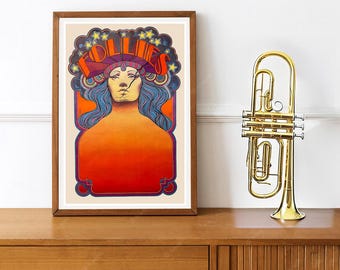Reprint of the Vintage Music Venue Poster for The Follies