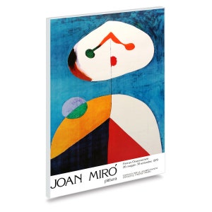 Reprint of a Vintage French exhibition Poster for works by Joan Miro image 2
