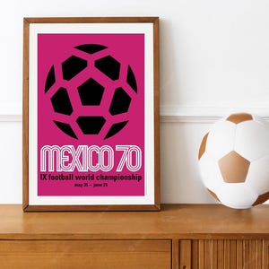 Herdruk van het WK voetbal 1970 in Mexico
