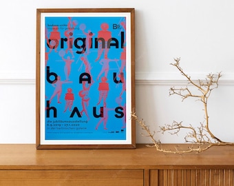Reprint of an Abstract Art Deco Bauhaus Vintage German Poster