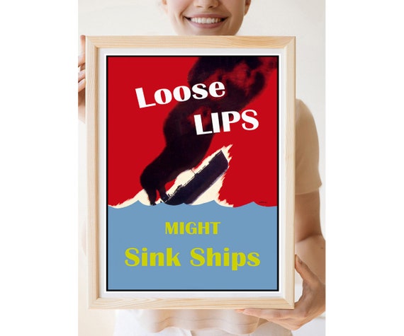 Loose lipped labels etsy