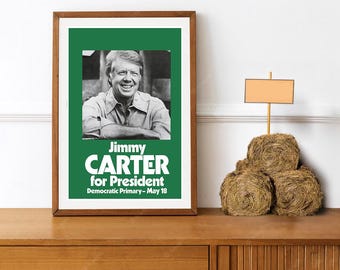 REprint of a 1979 Jimmy Carter for President Poster