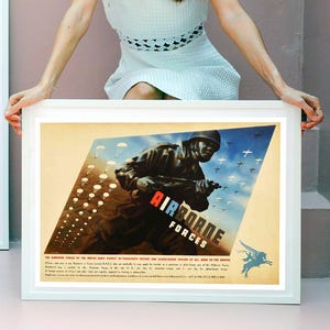 Reprint of a British Army Recruitment Poster - Parachute Regiment