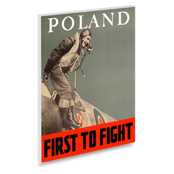 Reprint of a WW2 RAF Polish Sqn Propaganda Poster - Etsy 日本