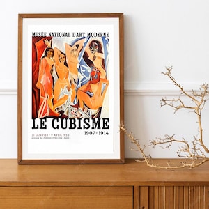 Reprint of a 1969 Vintage Cubism exhibition Poster