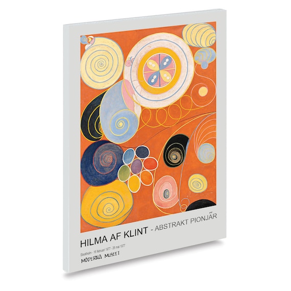 Reprint of a 1977 Vintage Swedish Exhibition Poster for Works by