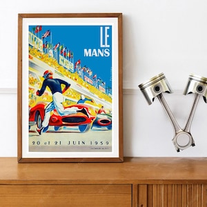 Le Mans 1959 Poster - Etsy