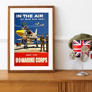 Reprint of a Vintage USMC Recruiting Poster