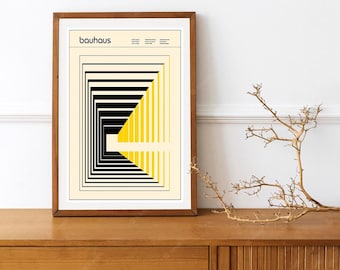 Reprint of a 19?? Vintage German Art Deco Bauhaus Poster