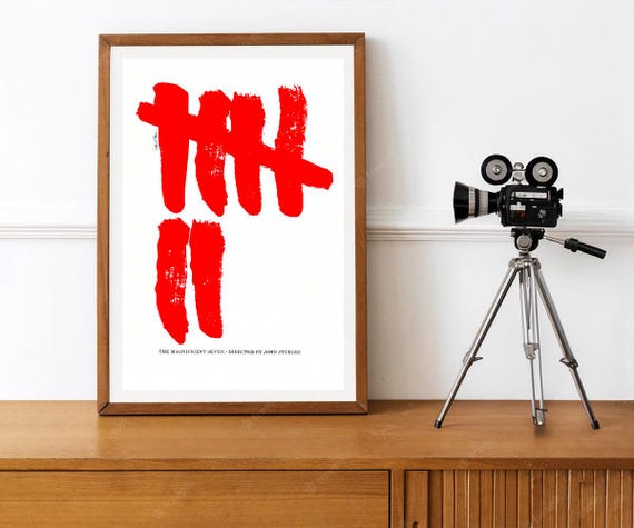 Grande Affiche Vintage Filmex 1981 Par Saul Bass - 90x60 Cm - Cinéma USA