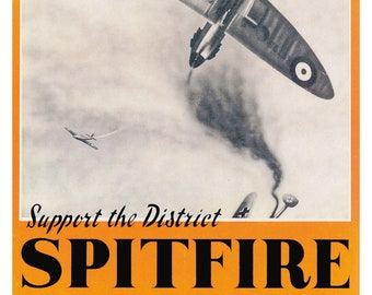 Poster Spitfire. Date : 1940 – Tableau