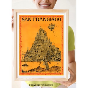 Reprint of the Vintage Travel Poster to San Francisco