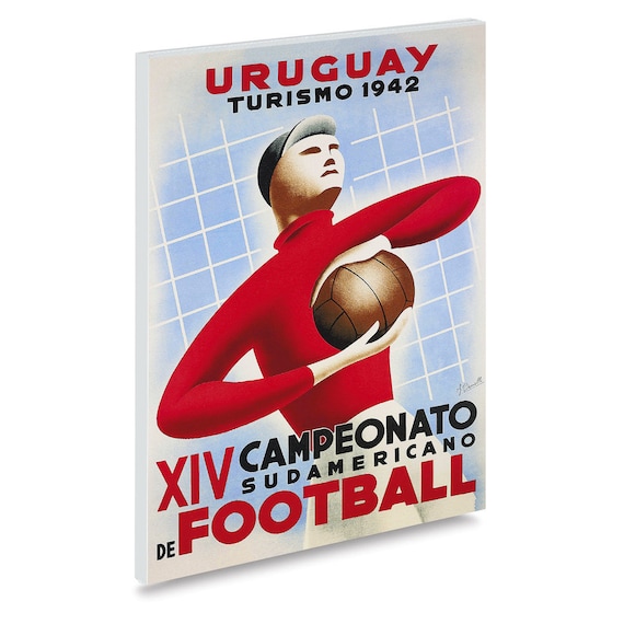 Prints Vintage Sports Athletics Poster 11x14 canvas art print Football