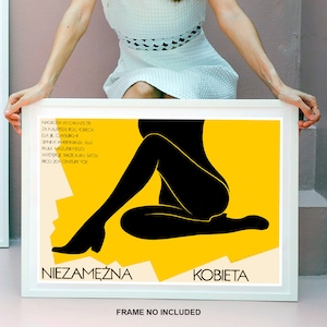 Reprint of the Vintage 1978 Polish Movie Poster - An Unmarried Woman