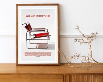 Abstract Art Deco Bauhaus Vintage German Poster