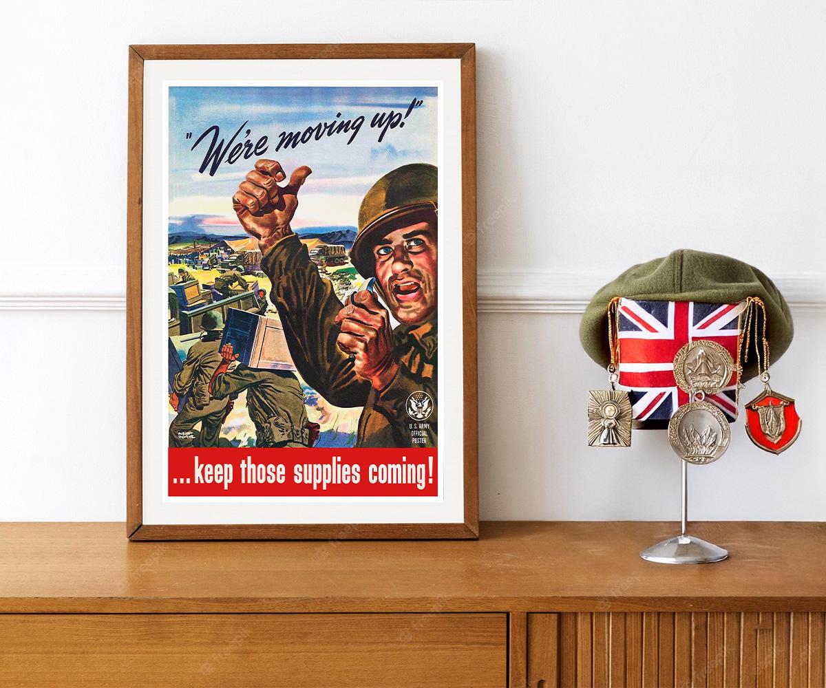 第二次世界大戦時のアメリカ陸軍募集ポスターの復刻版 - Supply Corp