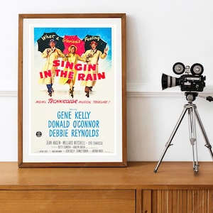 Reprint of the Vintage 1952 Movie Poster - Singin&#39; in the Rain