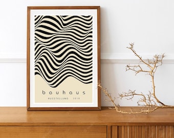 Reprint of an Abstract Art Deco Bauhaus Vintage German Poster