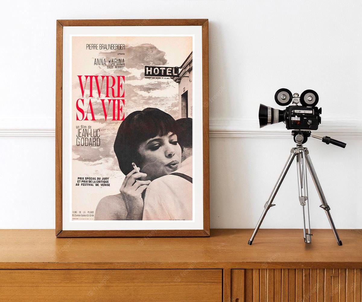 Vivre Sa Vie Poster - Etsy