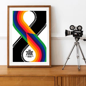 Reprint of a Vintage 1975 Film Festival in Poland Poster