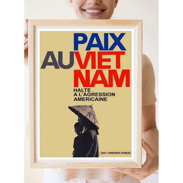 Reprint of a French Anti-Vietnam War Poster