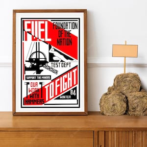 Reprint of a British 1984 Miners Strike Poster