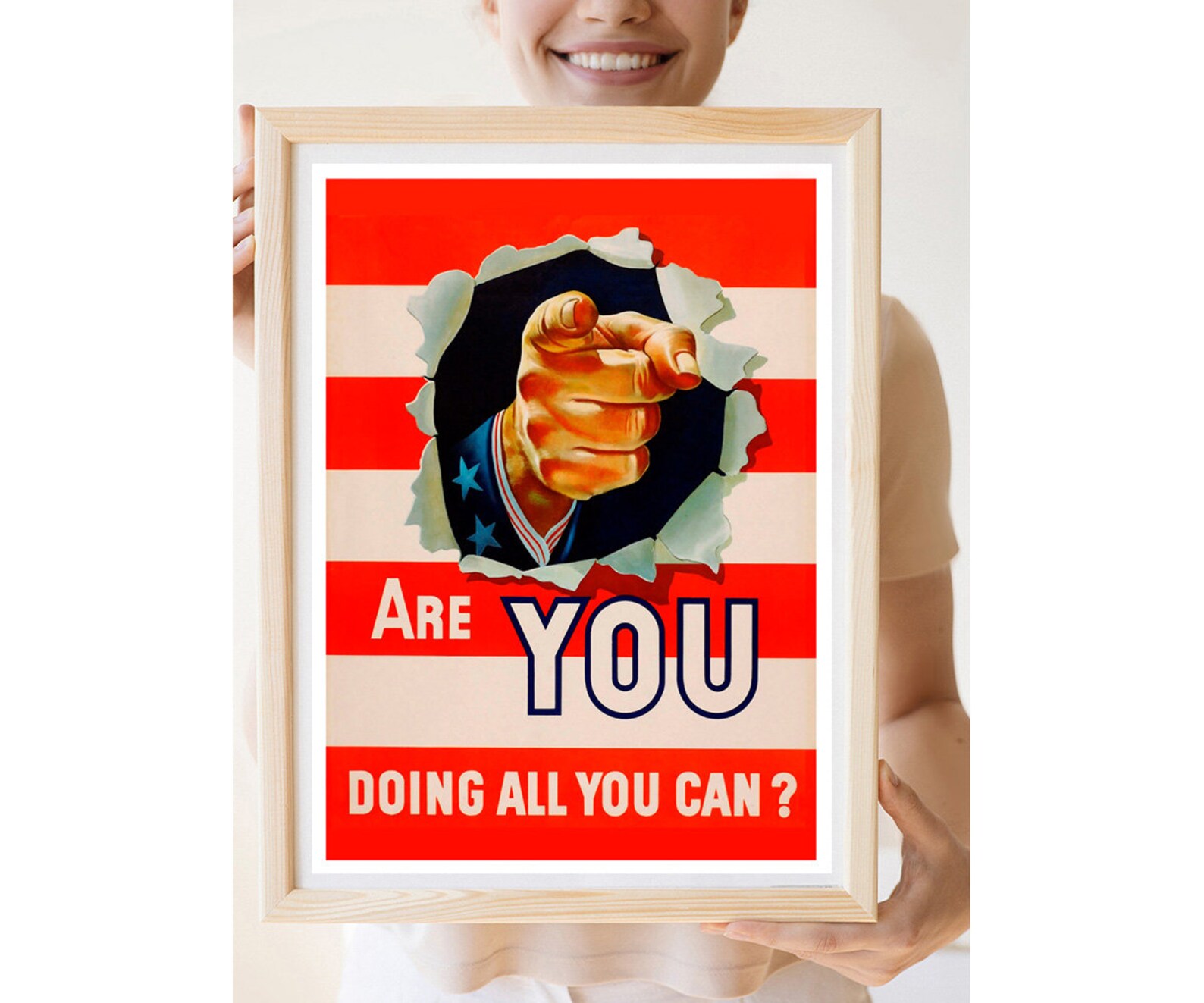 Reprint of the WW2 Poster are You Doing All You Etsy