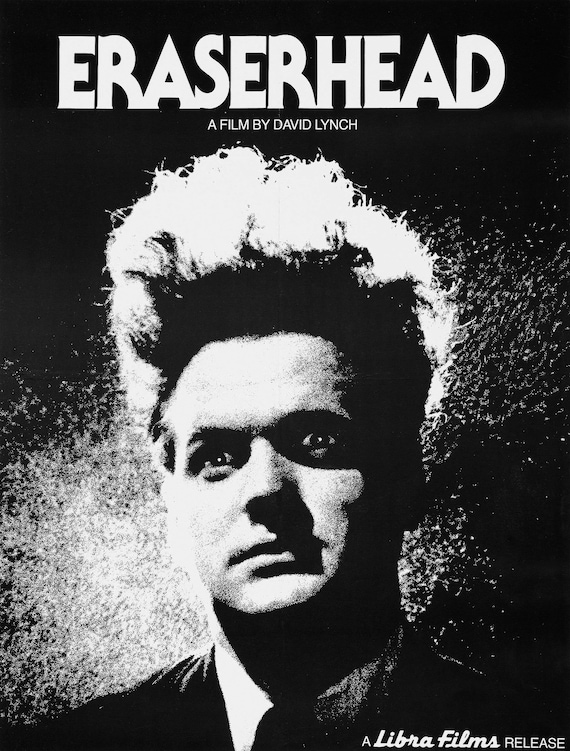 Vintage David Lynch Movie Poster - Eraserhead - Etsy