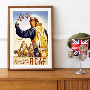 Reprint of the WW2 Propaganda Poster - Join the RCAF