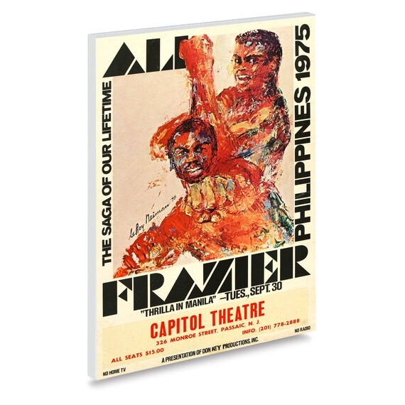 Muhammad Ali Joe Frazier - A Thrilla in Manila Boxing Fight Poster, 1975 | eBay