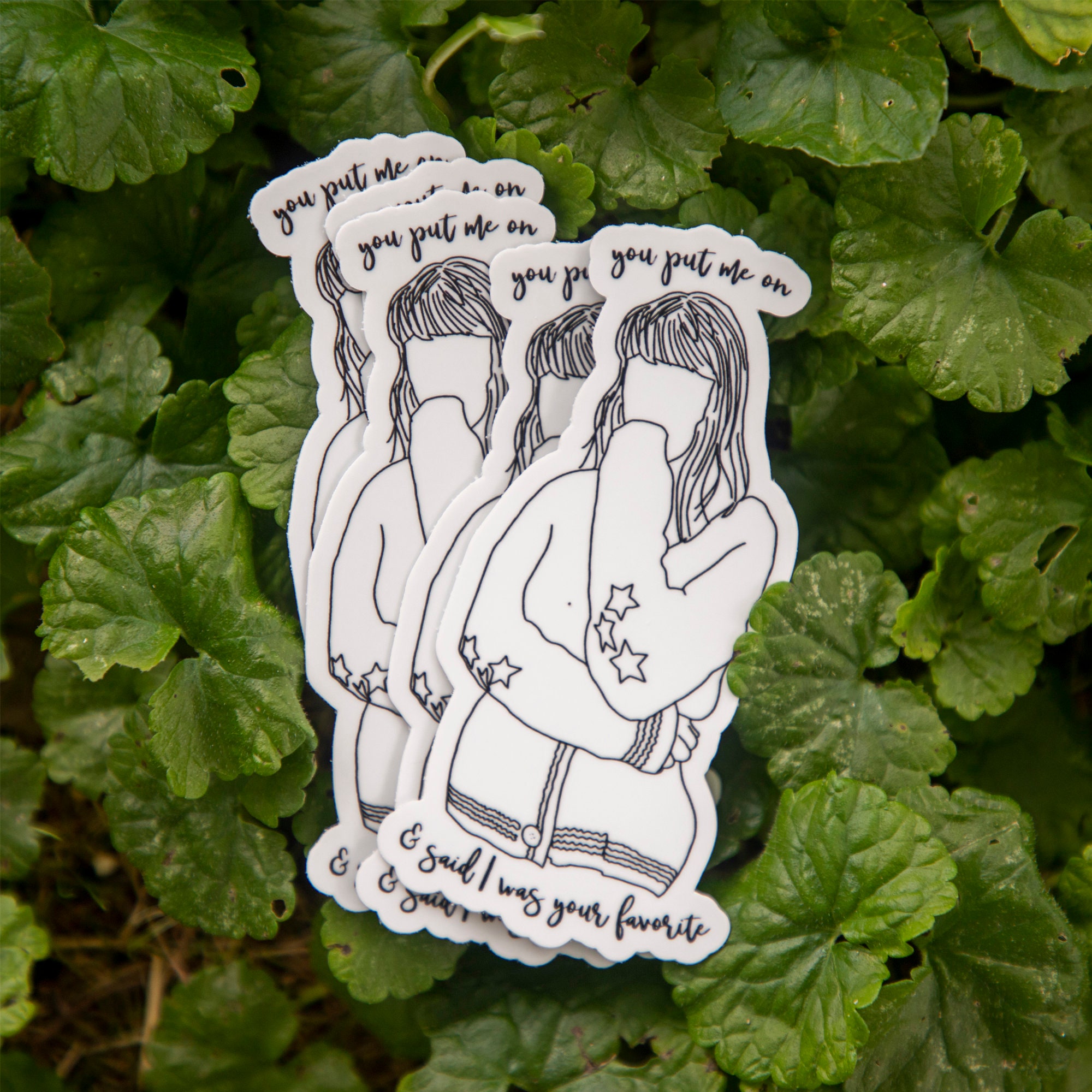 Cardigan Sticker You Put Me On Said I Was Your Favorite Etsy