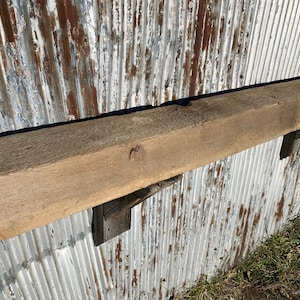 Beam #4919, Rustic Beam Mantel, Sawn, Pine, Natural, Kiln Dried