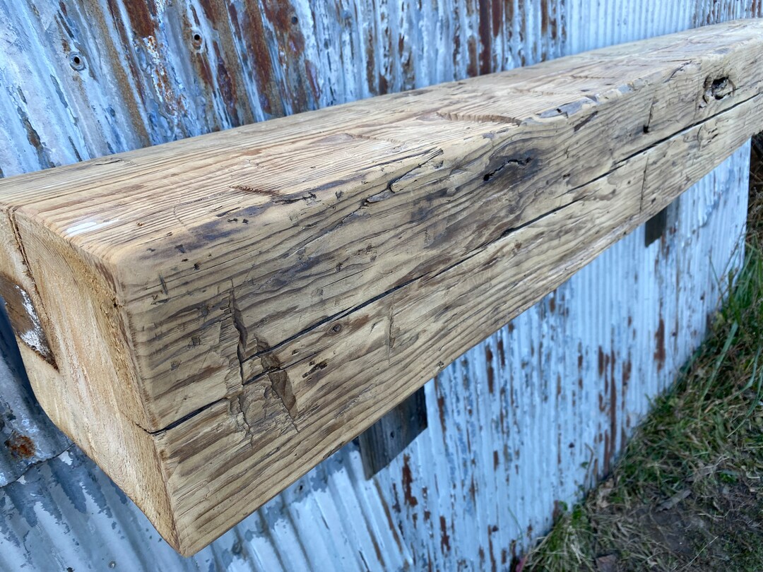 Beam 4924, Rustic Beam Mantel, Hewn, Pine, Natural, Kiln Dried Etsy