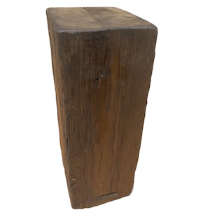 Rustic Beam Stand #103, Hewn, Pine, Dark Walnut Stain, Kiln Dried, Free Shipping!