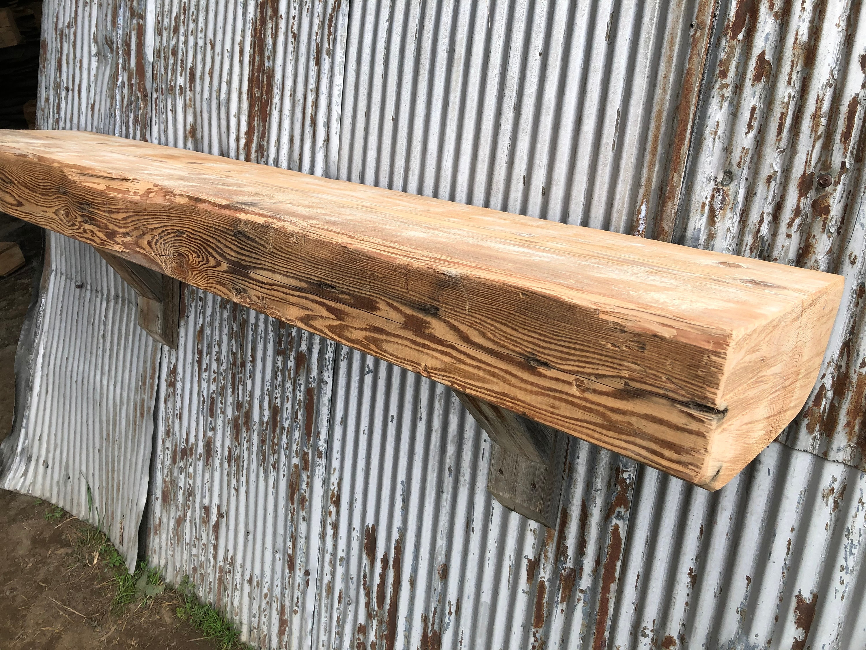 Beam 4514 Reclaimed Douglas Fir Beam Table Top Mantel - Etsy