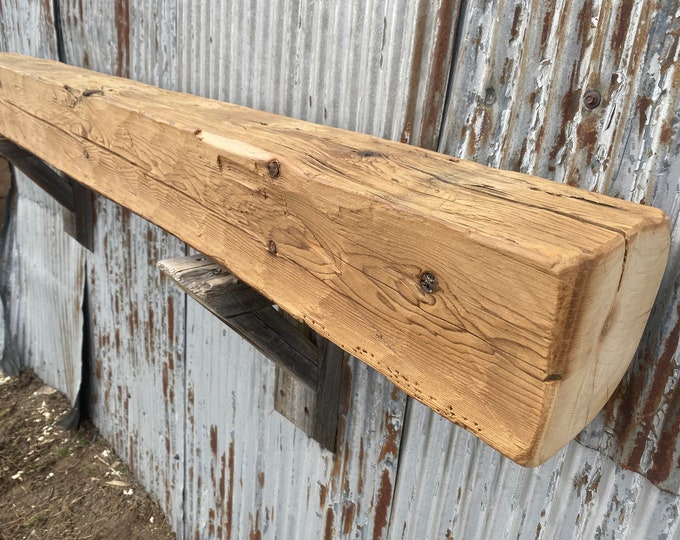 Beam 4824 Rustic Beam Mantel Hewn Pine Natural Kiln Etsy