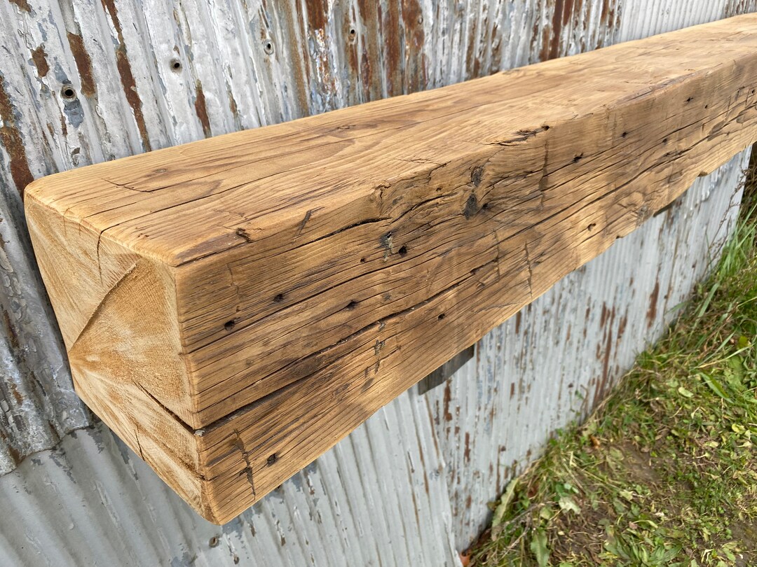 Beam 4896, Rustic Beam Mantel, Hewn, Pine, Natural, Kiln Dried Etsy