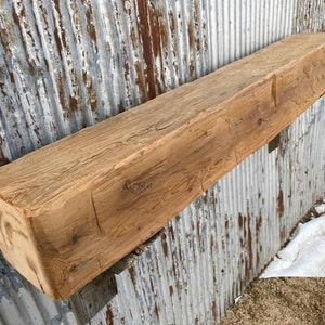 Beam #4947, Rustic Beam Mantel, Hewn, Pine, Natural, Kiln Dried